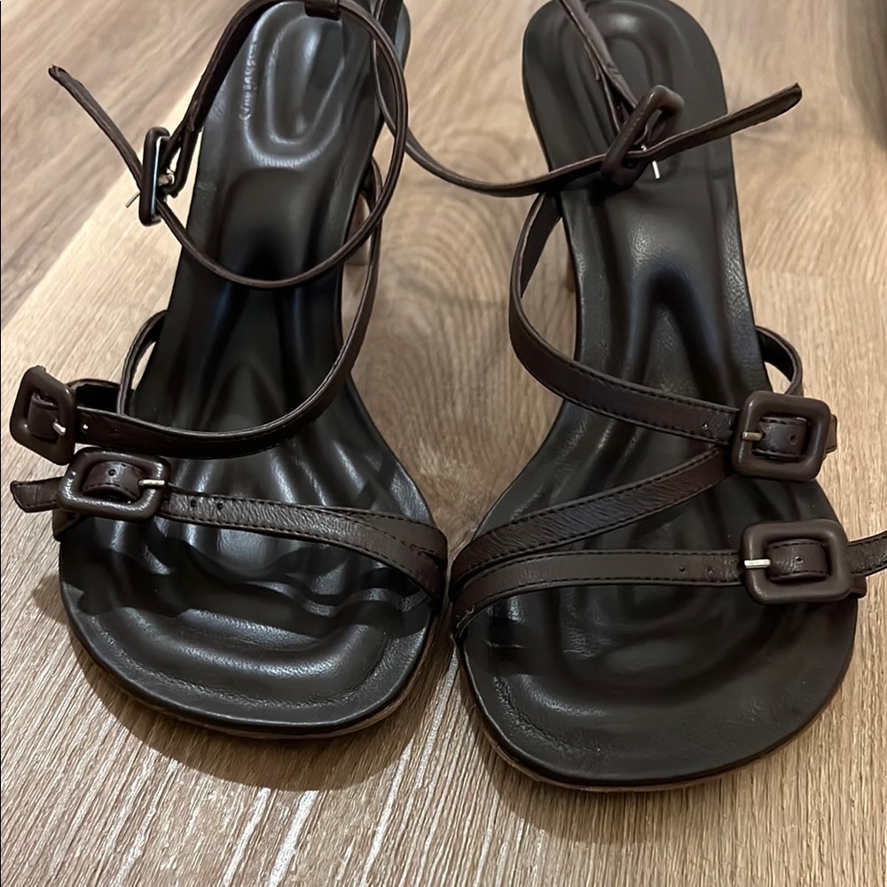 Jacquemus Brown High Heel Sandals - Picture 8 of 15